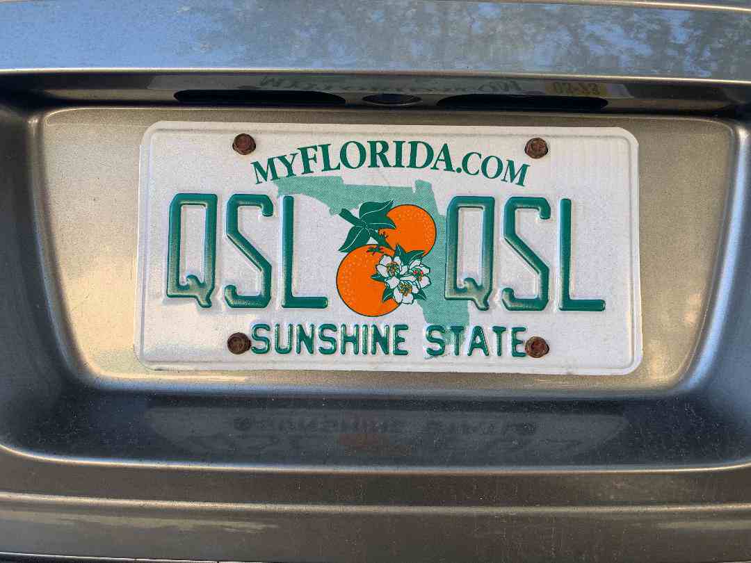 QSL-LicensePlate